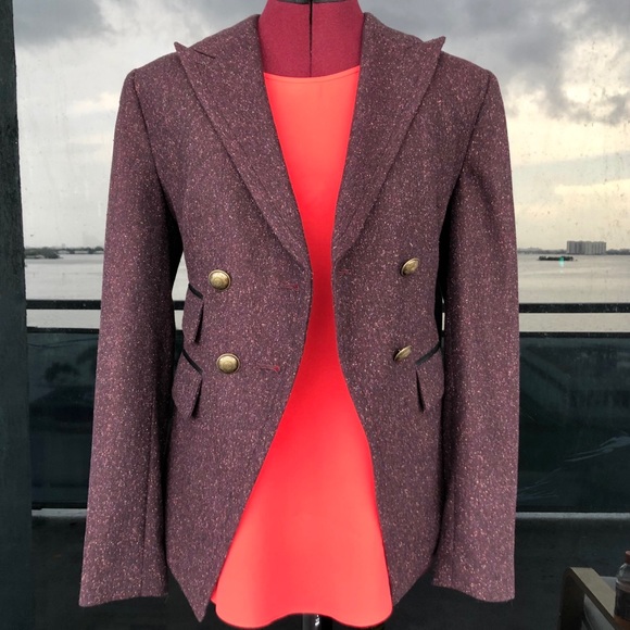 Rebecca Minkoff Nevin Wool Jacket / Blazer - Picture 5 of 14